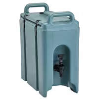 CAMBRO | CAMTAINERS® Commercial Insulated Beverage Dispenser – 9.5 L – Slate Blue – Stackable – NSF
