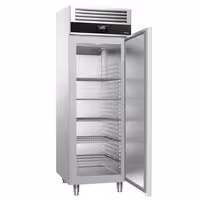 Szafa mroźnicza PREMIUM – przelotowa – stal nierdzewna – GN 2/1 – 700 L – z 1 drzwiami z przodu i z tyłu