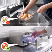 Sterilizator pentru cuțite și ouă – 55 W – pentru 30 de ouă sau 17 cuțite