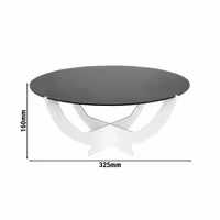 Etagere / Buffet Stand - Octopus - Powder-coated stainless steel - White - round - Ø302mm