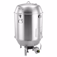 Plinska Pećnica za patke - mehaničko - 10 kW - 835x835x1410 mm - nehrđajući čelik - za najviše 15 patki do 1,5 kg