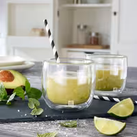 (2) ZWILLING | Sorrento Tea Glasses – 240 ml - double‑walled borosilicate - handmade