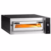 Electric Deck Pizza Oven - Single Deck - Refractory Stone Deck - 6 x Ø 35cm (13.8") - Touchscreen Controls - up to 400°C