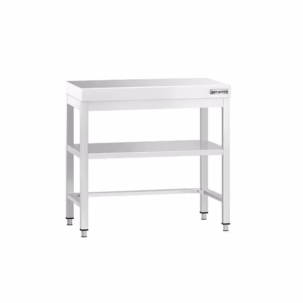 طاولة عمل ستانلس ستيل PREMIUM - 700x600mm - مع رف سفلي & تدعيم