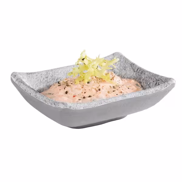 (24 adet) Ramekin (Sos Kasesi) - ELEMENT - Melamin - 30ml - 90x70mm - Gri