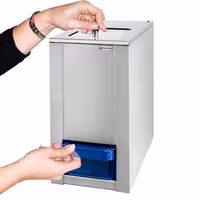Profesionalna drobilica za led - 3 kg/min - 80 W - uklj. spremnik 1 kg - nehrđajući čelik