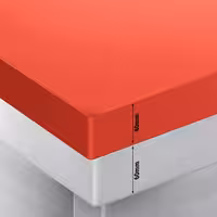 Arbetskåp i rostfritt stål PREMIUM - 2000x600 mm - med 2 skjutdörrar - inkl. skärbräda röd