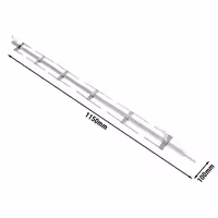 Stainless Steel Rotisserie Spit - for Charcoal Chicken Rotisserie Oven - Length: 135cm - compatible with HKGM Series