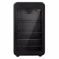 Minibar hladnjak – 500 mm – 120 litara – s jednim staklenim vratima – crna