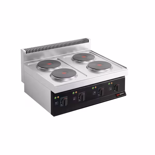 Cocina eléctrica de sobremesa - 20kW - 4 placas