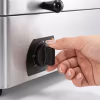 Električna ploča za kuhanje – s tvrdim kromiranim premazom – 4 kW – glatka – površina za kuhanje: 555 x 400 mm