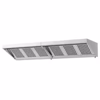 Profesionalna zidna napa - 3200 mm - labirintni filter i rasvjeta