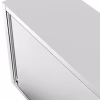 خزانة حائط ستانلس ستيل PREMIUM - 1000x400mm - مع باب انزلاقي - ارتفاع 800 mm