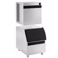 Commercial Ice Machine - Cube - 450 kg/24 h - incl. storage container