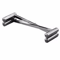 (3 pcs) Etagere / Buffet Stand - Stainless steel - Height: 120mm - suitable for platters & plates from 210mm