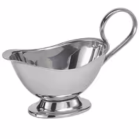 (6 pcs) Gravy Boat PROFI - 0.25 litres - Stainless steel - 191x88x128mm