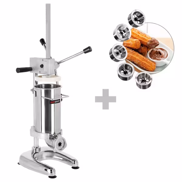 Churros / Tulumba Şekillendirme Makinesi - 3L - Manuel - 5 Uç Dahil