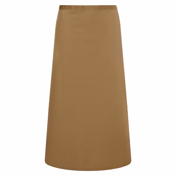 KARLOWSKY | Basic Bistro Waist Apron – Camel - 100×75 cm - 65% Polyester / 35% Cotton