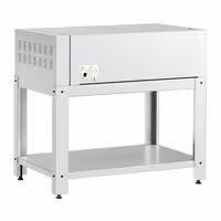 Electric Deck Pizza Oven - Single Deck - Refractory Stone Deck - 6 x Ø 30cm (12") - Mechanical Controls - up to 450°C - incl. Base frame