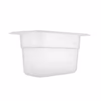 (12 pcs) Polypropylene Container - GN 1/9 - Translucent - 0.57 L - Height: 65 mm