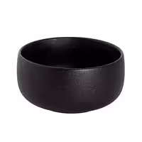 (6 adet) Tatlı / Salata Kasesi - Porselen - Universe - 450ml - yuvarlak - Ø110mm - Derinlik:55mm - Siyah