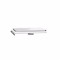 Donja polica - inox - 700x563x87 mm - kompatibilno sa serijom ATK76 i ATK76A