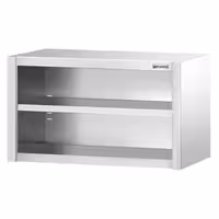 خزانة حائط ستانلس ستيل PREMIUM - 1000x400mm - بدون باب انزلاقي - ارتفاع 650 mm