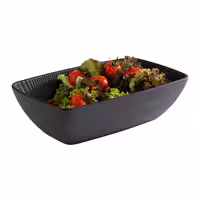 (6 adet) Gastronorm Küvet GN 1/4 - Melamin - NERO - 1,5L - 265x162mm - Derinlik:75mm - GN Derinlik:75mm - Siyah