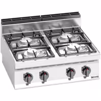 Plinsko kuhalo - Linija 700 - 800x714x460 mm - 21,5 kW - 4 plamenika - nadpultni
