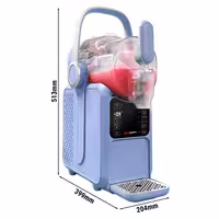 Commercial Slush Machine - 3L - 160W - Digital - Blue