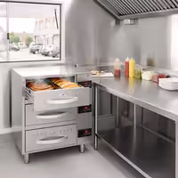 Soojakapp - 6 kW - GN 1/1 - 3 sahtlit - 824x578x957 mm