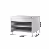 KOPENHAGEN Radni ormarić – 1240 mm – Nehrđajući čelik