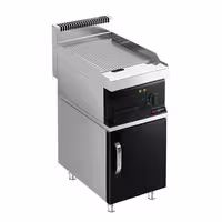 Elektriline plaatgrill - soonega - 8 kW - Küpsetuspind 395x535 mm - sh aluskapp 1 uksega