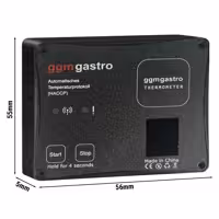 Bluetooth App Control & HACCP Data Logging - for Fridges & Freezers - with ggmgastro Thermometer app