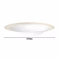 (2 pieces) SELTMANN WEIDEN | Deep Pasta Bowl Ø 27 cm – Blues - Sand Beige - Porcelain