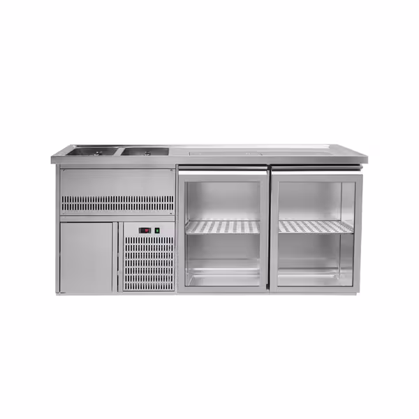 Pivski šank PREMIUM PLUS - 1950x700 mm - 2 Staklena vrata
