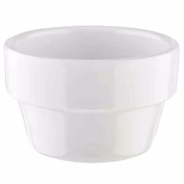 (60 adet) Ramekin (Sos Kasesi) - FLOWER POT - Melamin - 40ml - Ø60mm - Beyaz