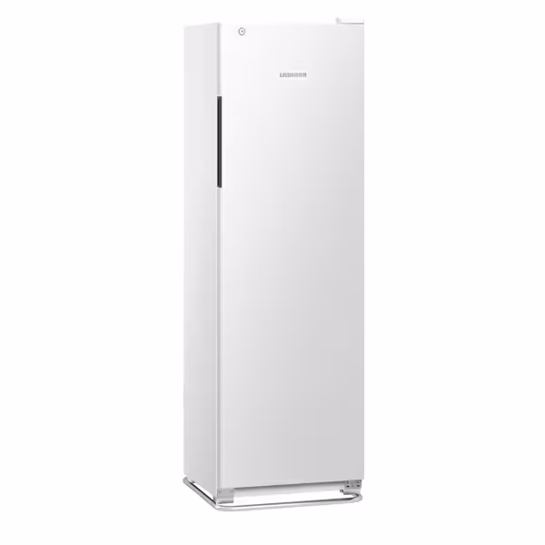 LIEBHERR | Szafa chłodnicza eventowa PERFORMANCE – 377 L – od +2 do +9 °C – z wnętrzem z tworzywa sztucznego, pałąkiem ochronnym i 1 drzwiami – biała