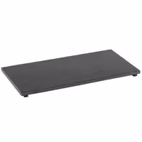(6 adet) GN 1/3 Sunum Tabağı - Dikdörtgen - Doğal arduvaz taş - VALO - 325x176mm - Siyah