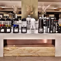 Cup Dispenser - rotating - Black - Stainless Steel - Countertop Version