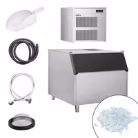 Aparat za ledene pahuljice - 390 kg/24 h - uklj. spremnik za led