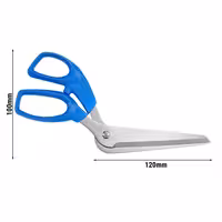 Nożyce do pizzy – stal nierdzewna – 120 mm – niebieskie