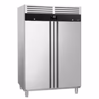 Szafa mroźnicza PREMIUM – stal nierdzewna – GN 2/1 – 1200 L – z 2 drzwiami