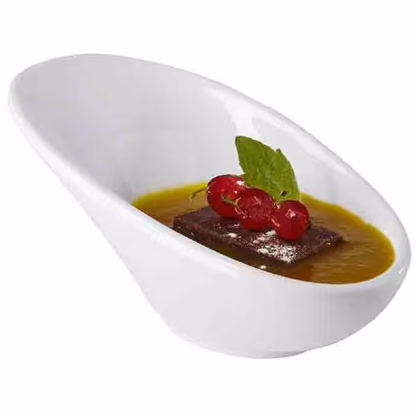 (24 adet) Kase - MINI - Melamin - 40ml - 115x60mm - Derinlik:55mm - Beyaz