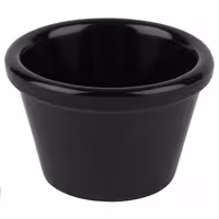 (24 قطع) وعاء تغميس - CASUAL - ميلامين - 50 ml - دائري - Ø 60mm - أسود