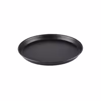 (10 kom) Pleh za pizzu - plavi čelik - Ø 240 mm - Visina: 25 mm - crni premaz