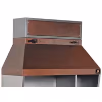 Wall-Mounted Charcoal Grill - 1.6m