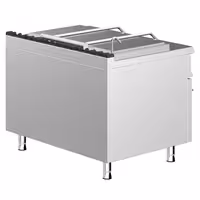 A gas Marmitta professionale / Pentola industriale - 250l - 30kW - Riscaldamento indiretto - con allacciamento idrico