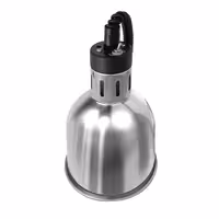 Infracrvena grijaća svjetiljka - 275 W - sjenilo Ø 175 mm - podesiva po visini - srebrna