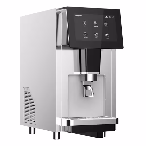 Dispenser leda i vode s ugrađenom spravom za led – 60 kg/24 h – na dodir